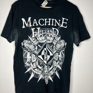 Machine Head 2013 Tour T-Shirt Men's Large Black DISTRESSED READ